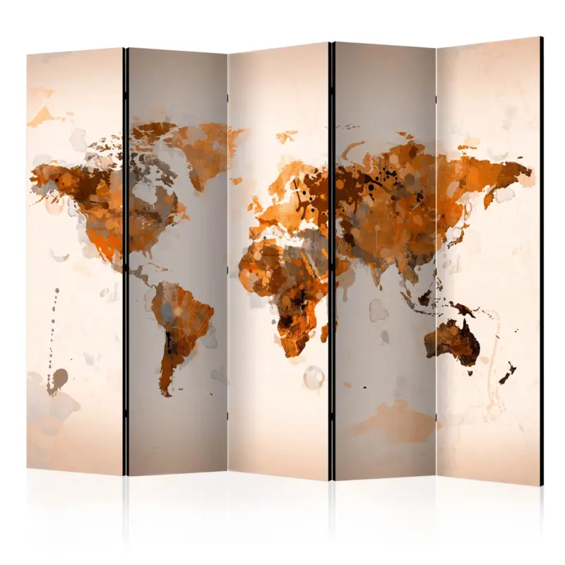 Kamerscherm - World in brown shades II [Room Dividers] - 225x172 Expédié Aujourd’hui