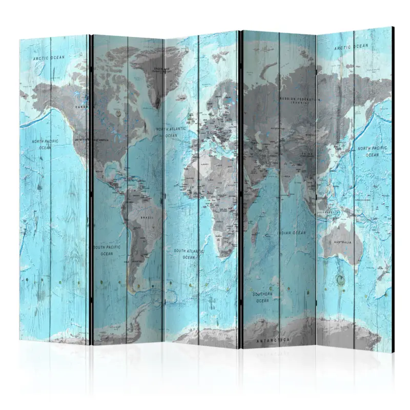 Kamerscherm - Wooden Travels [Room Dividers] - 225x172 Soldes