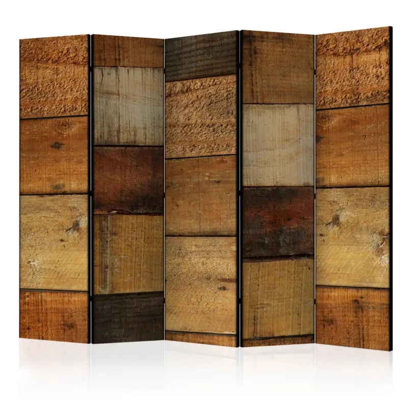 Dernier Modèle Kamerscherm - Wooden Textures II [Room Dividers] - 225x172
