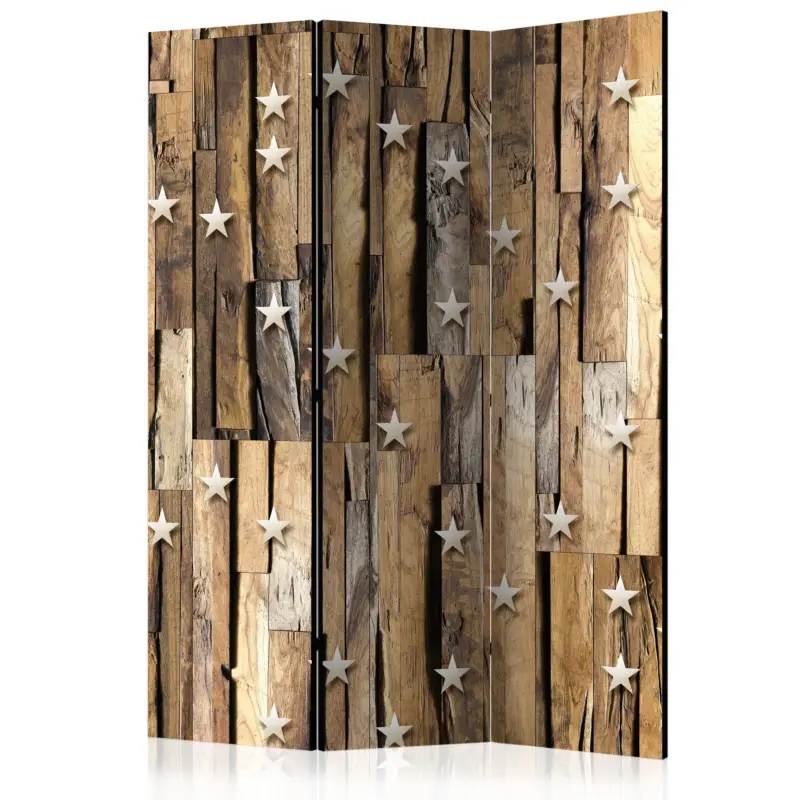 Prix Promo Kamerscherm - Wooden Constellation [Room Dividers] - 135x172