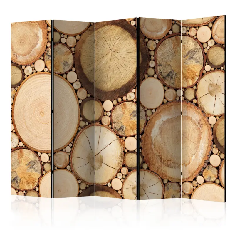 Nouvelle Collection Kamerscherm - Wood grains II [Room Dividers] - 225x172
