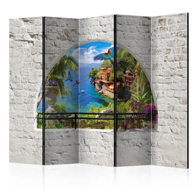 Réduction Kamerscherm - Window in Paradise II [Room Dividers] - 225x172