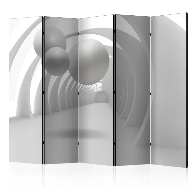 Kamerscherm - White Tunnel II [Room Dividers] - 225x172 Soldes