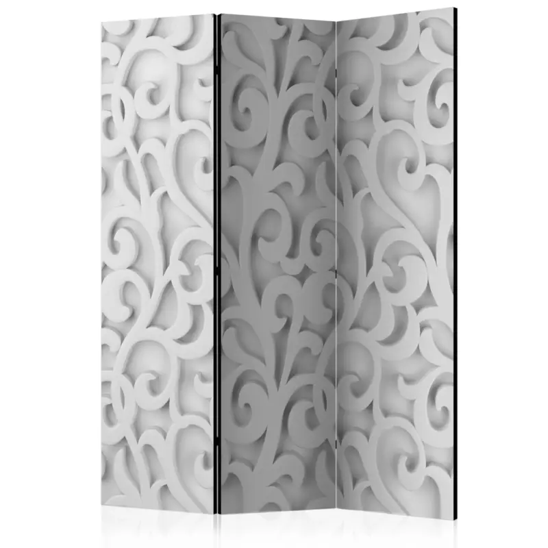 Kamerscherm - White ornament [Room Dividers] - 135x172 Usine Directe