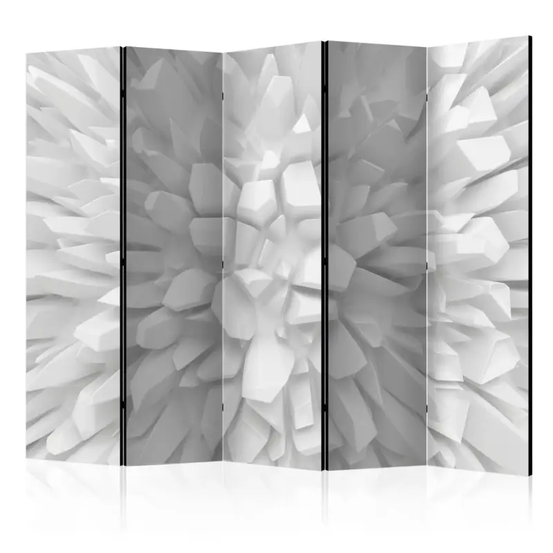 Kamerscherm - White dahlia II [Room Dividers] - 225x172 Prix Promo