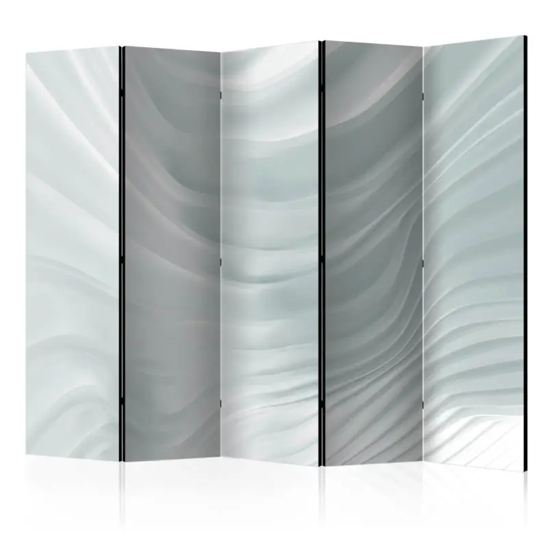 Kamerscherm - Waving White II [Room Dividers] - 225x172 Nouvelle Collection