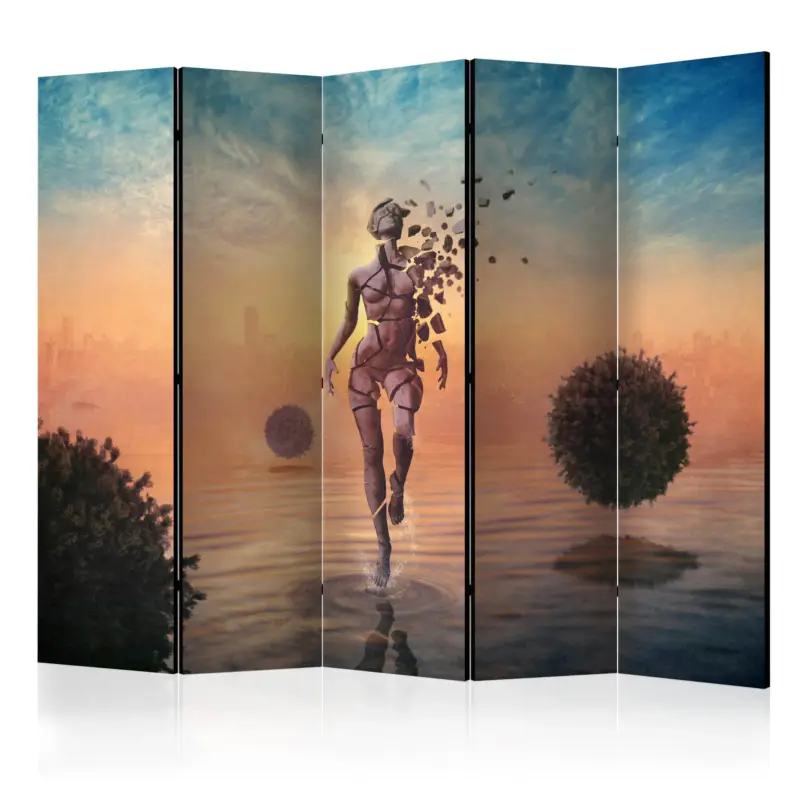 Kamerscherm - Walk on the Water II [Room Dividers] - 225x172 Nouvelle Collection