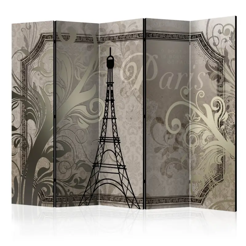 Kamerscherm - Vintage Paris - gold II [Room Dividers] - 225x172 Nouvel Arrivage