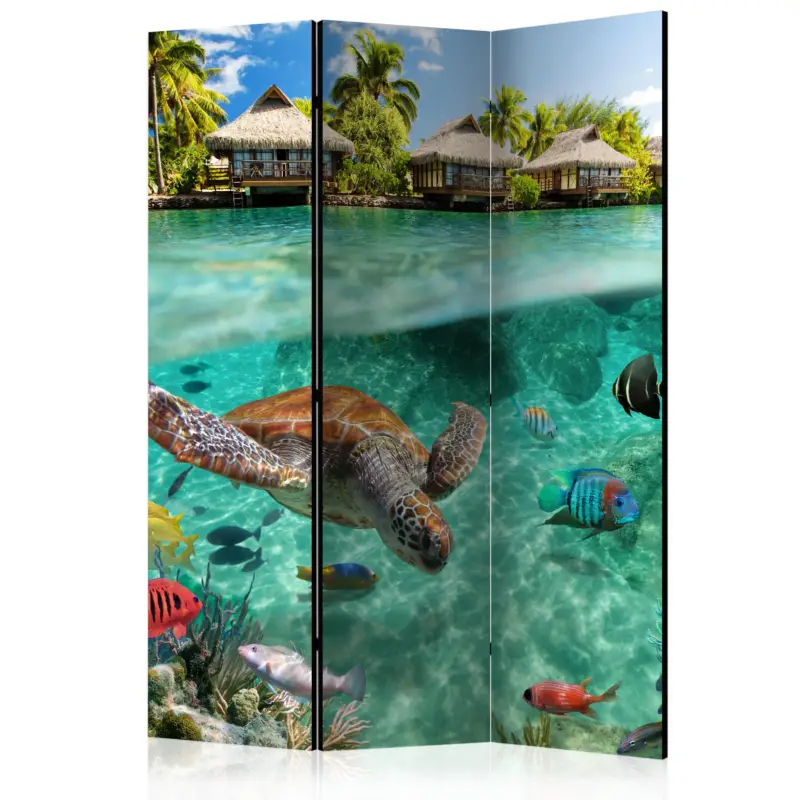 Kamerscherm - Under the surface of water [Room Dividers] - 135x172 Meilleur Prix