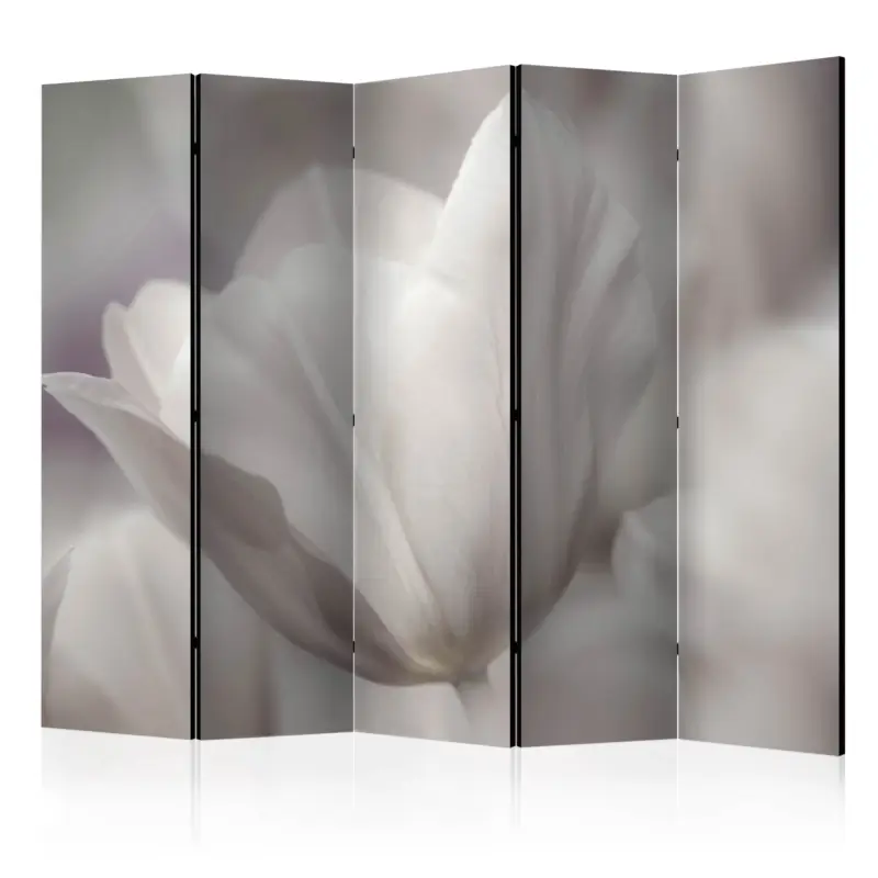 Kamerscherm - Tulip - black and white photo II [Room Dividers] - 225x172 Seulement Aujourd’hui