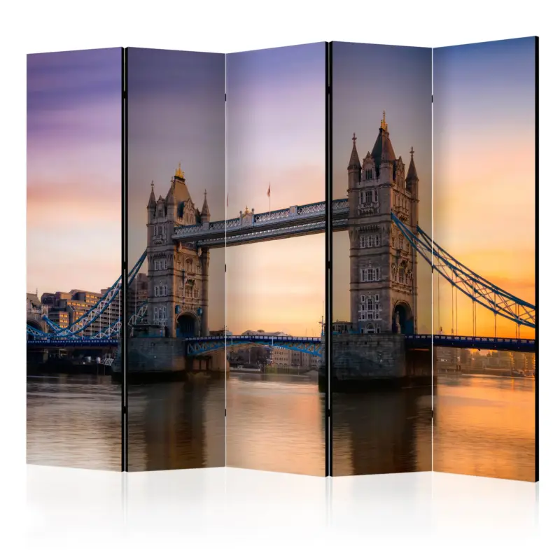Kamerscherm - Tower Bridge at dawn II [Room Dividers] - 225x172 Produit De Marque