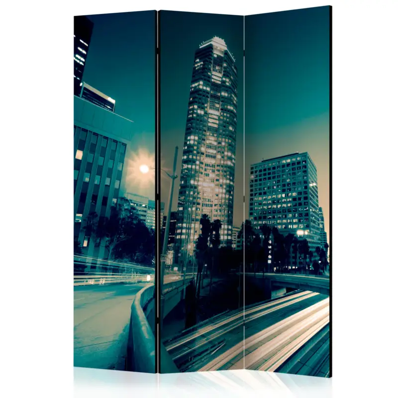 Kamerscherm - The streets of Los Angeles [Room Dividers] - 135x172 Produit De Marque