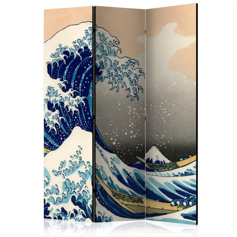 Prix Promo Kamerscherm - The Great Wave off Kanagawa [Room Dividers] - 135x172
