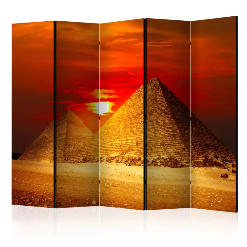 Kamerscherm - The Giza Necropolis - sunset II [Room Dividers] - 225x172 Promotion Saisonnière