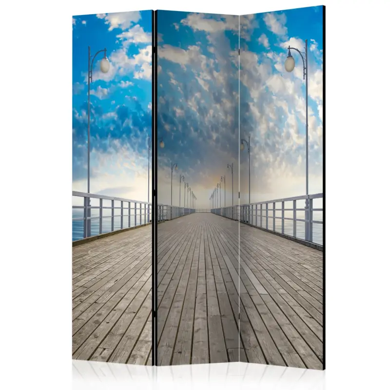 Kamerscherm - The pier [Room Dividers] - 135x172 Marque