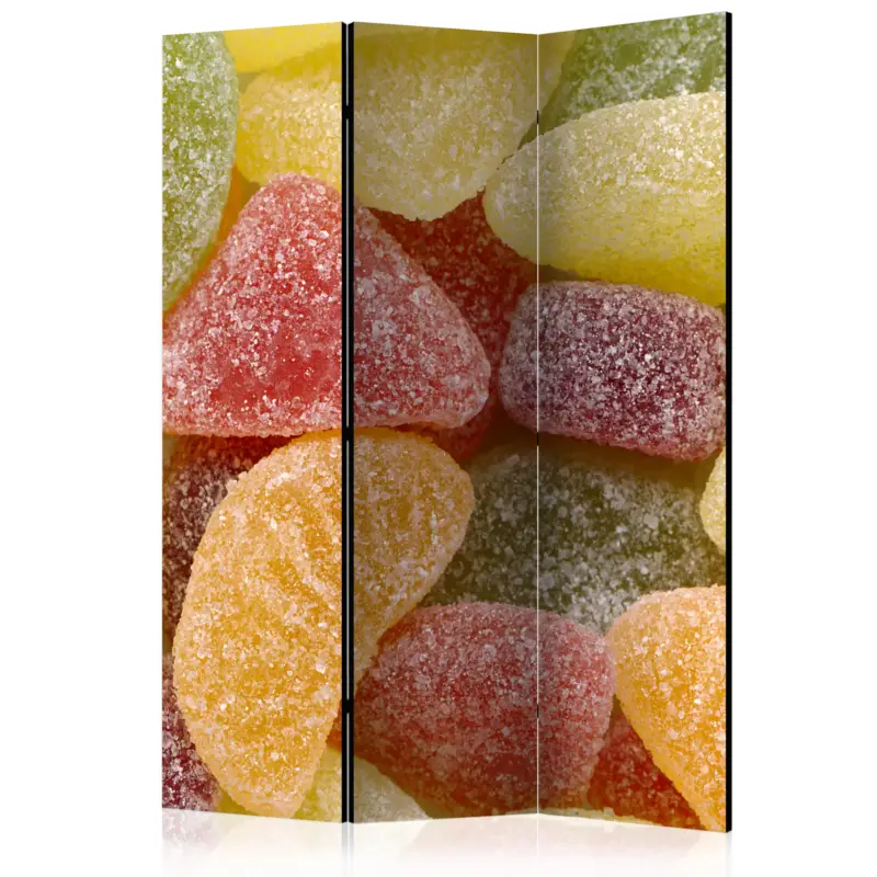 Kamerscherm - Tasty fruit jellies [Room Dividers] - 135x172 Prix Cassé