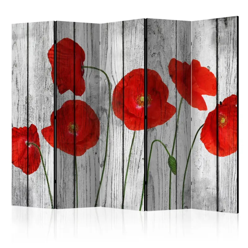 Kamerscherm - Tale of Red Poppies II [Room Dividers] - 225x172 Prix Réduit