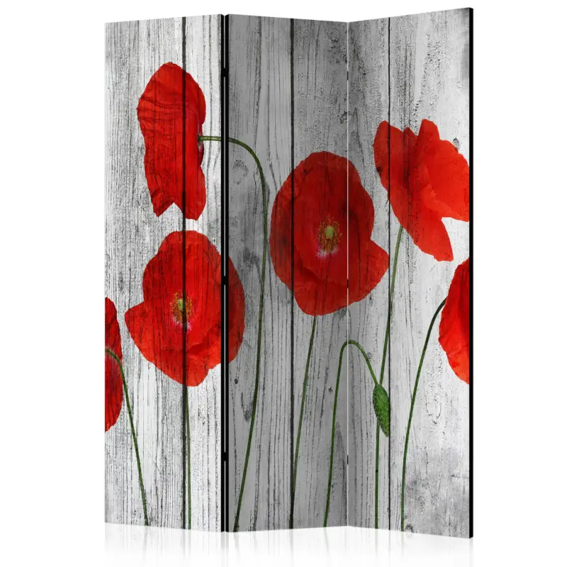 Prix Choc Kamerscherm - Tale of Red Poppies [Room Dividers] - 135x172