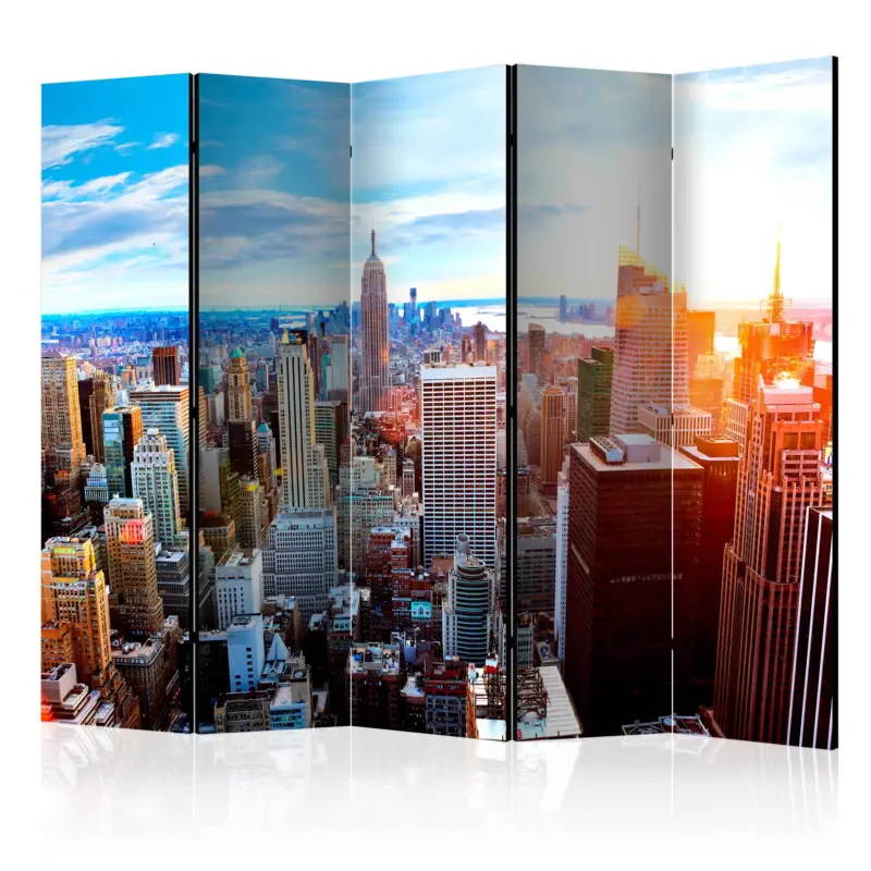 Dernière Chance Kamerscherm - Sunrise over Manhattan II [Room Dividers] - 225x172