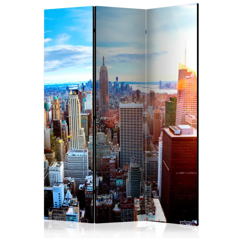 Meilleure Vente Kamerscherm - Sunrise over Manhattan [Room Dividers] - 135x172