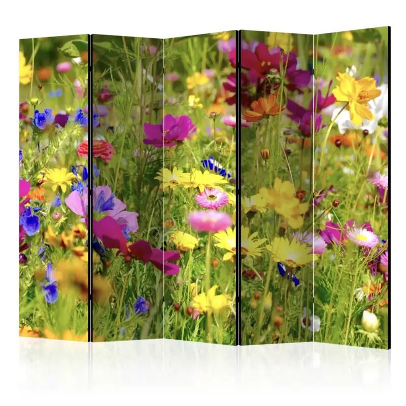 Nouveauté Kamerscherm - Summer Flowers II [Room Dividers] - 225x172