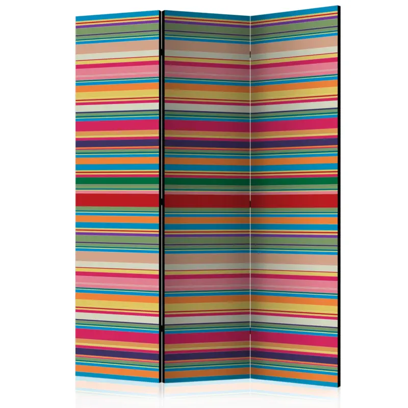 Kamerscherm - Subdued stripes [Room Dividers] - 135x172 Nouveauté