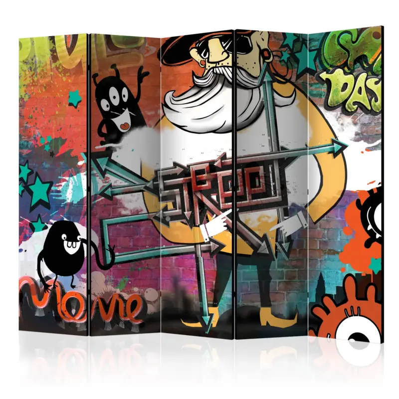 Kamerscherm - Street movie II [Room Dividers] - 225x172 Achat Immédiat