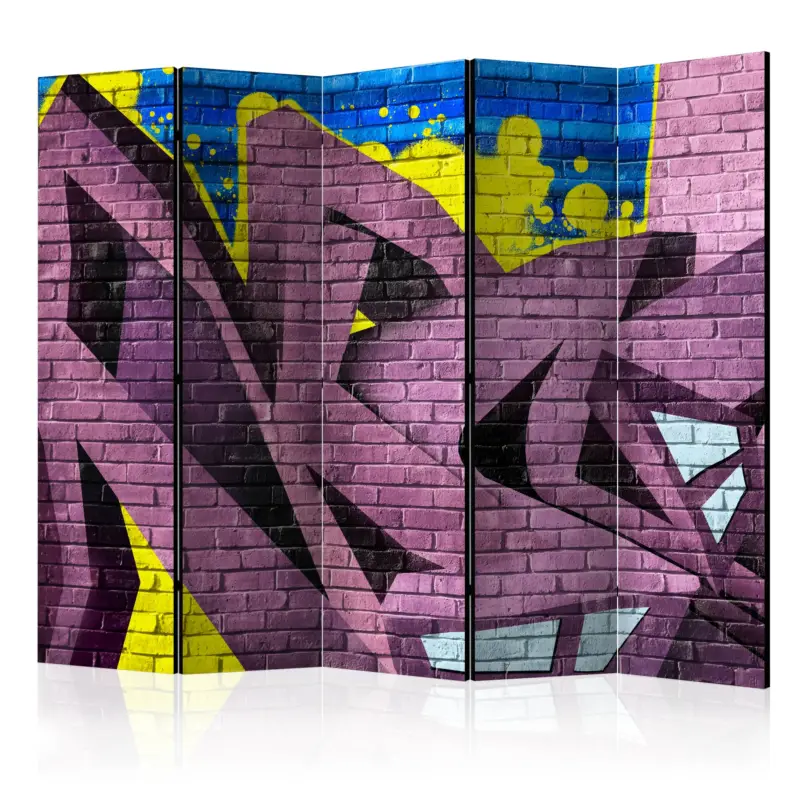 Kamerscherm - Street art - graffiti II [Room Dividers] - 225x172 Livraison Express