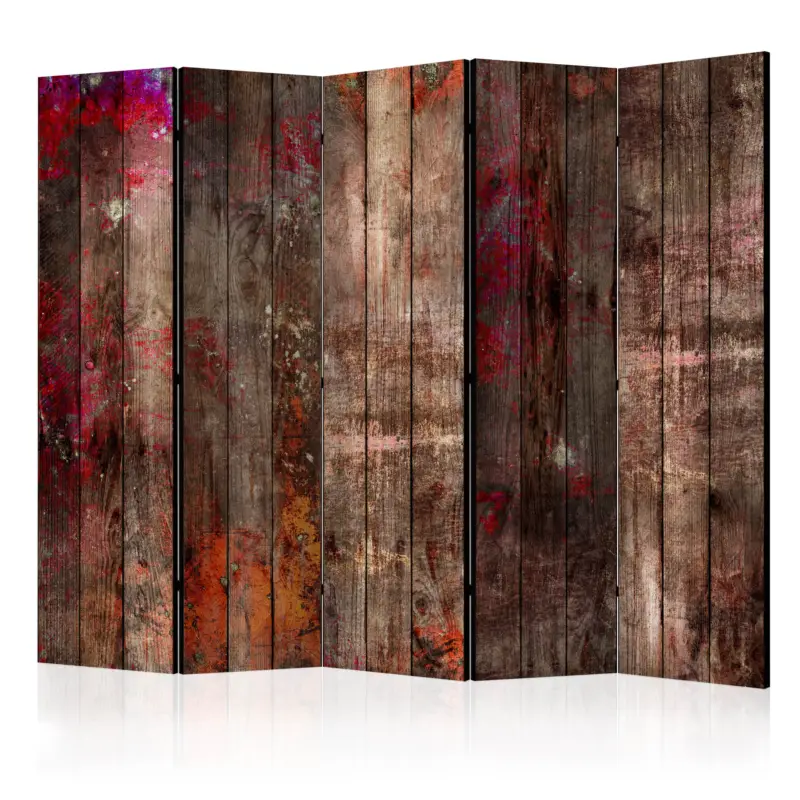 Kamerscherm - Stained Wood II [Room Dividers] - 225x172 Prix Cassé