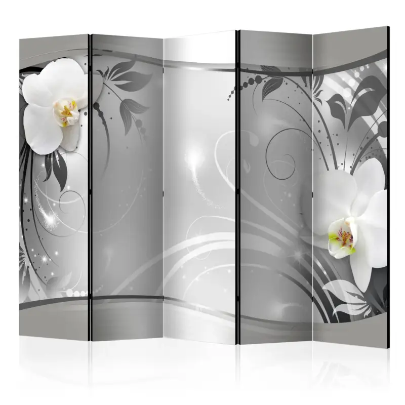 Kamerscherm - Silver Abstract II [Room Dividers] - 225x172 Remise