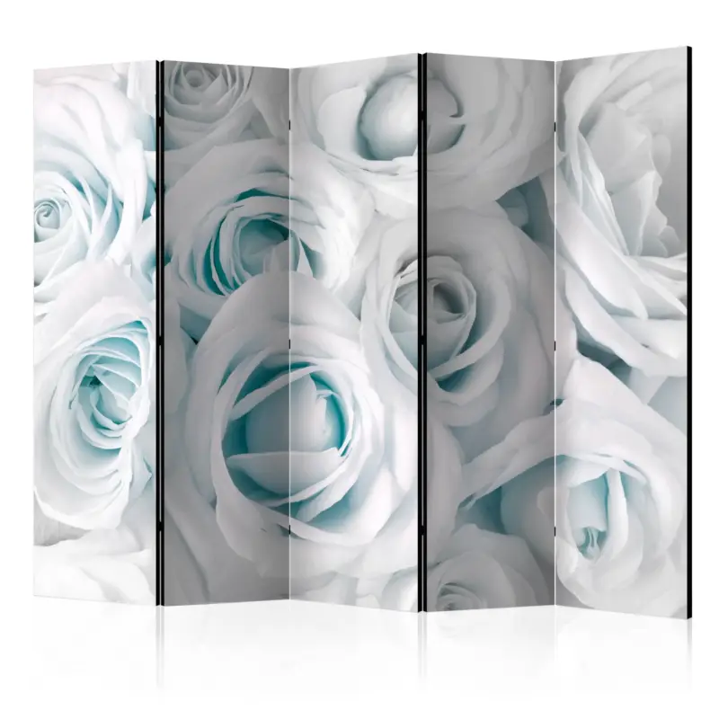 Kamerscherm - Satin Rose (Turquoise) II [Room Dividers] - 225x172 Pas Cher
