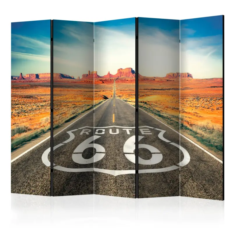 Kamerscherm - Route 66 II [Room Dividers] - 225x172 Offre Exclusive