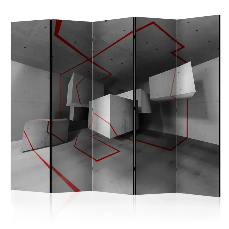 Kamerscherm - Red trail II [Room Dividers] - 225x172 Authentique