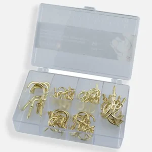 Prix Choc Schilderijhaak assortiment 7-21 mm messing gecoat 50 stuks