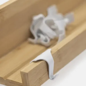 Livraison Express Schilderijplankhaakjes wit 38 mm - 10 st.