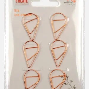 PAC Metalen Paperclip Ice Cream Cone Koper Satisfait Ou Remboursé