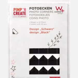 PAC Fotohoekjes Zwart - 84 ST Authentique