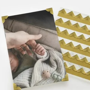 Retour Gratuit 3L Creative Photo Corners Goud - 108 st.