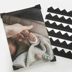3L Creative Photo Corners Zwart - 108 st Prix Cassé