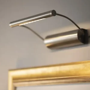 Tommy Batterij-aangedreven LED 21 cm schilderijverlichting - Zilver Bon Marché