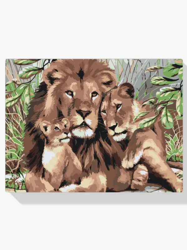 Vente Directe Schilderen op nummer – The Lion King - 100x100cm