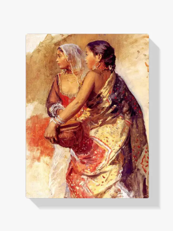 Livraison Gratuite Schilderen op nummer – Twee Nautch Girls - 50x70cm