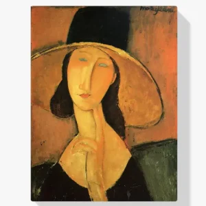 Vente Flash Schilderen op nummer – Portret van een Vrouw met Hoed - 30x40cm