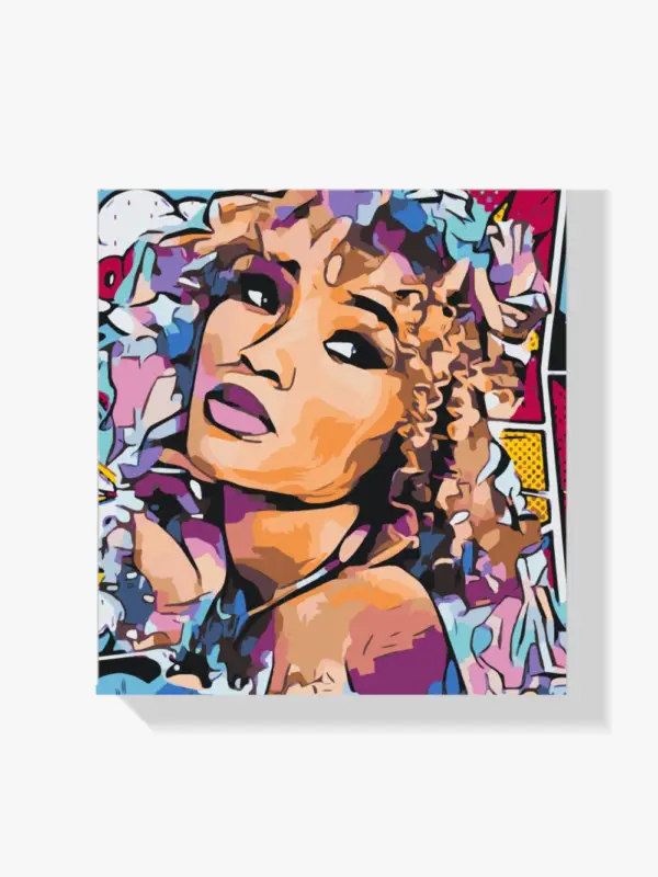Vente Flash Schilderen op nummer – Latino Meisje - 70x70cm