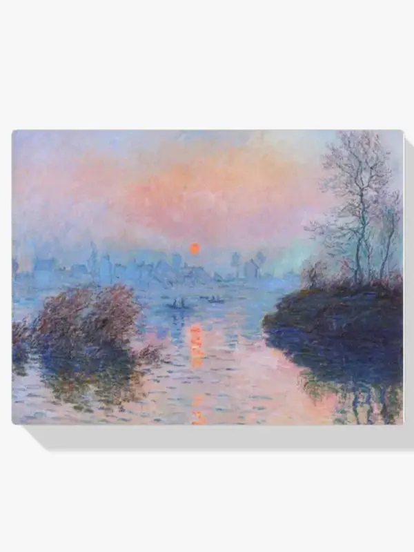 Achat Immédiat Schilderen op nummer – Zonsondergang op de Seine - 40x60cm