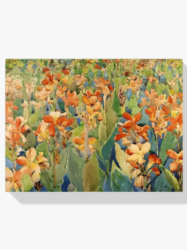 Acheter Direct Schilderen op nummer – Bed van bloemen - 70x70cm