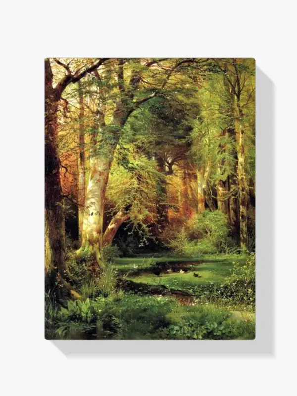 Vente Flash Schilderen op nummer – Bosscène - 100x100cm