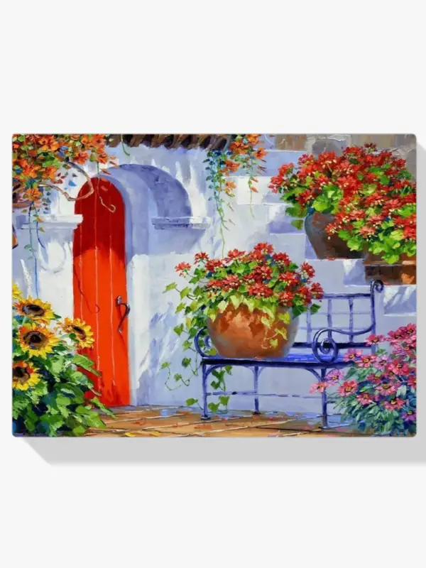 Vente Directe Schilderen op nummer – Warme Zomeradem - 80x80cm