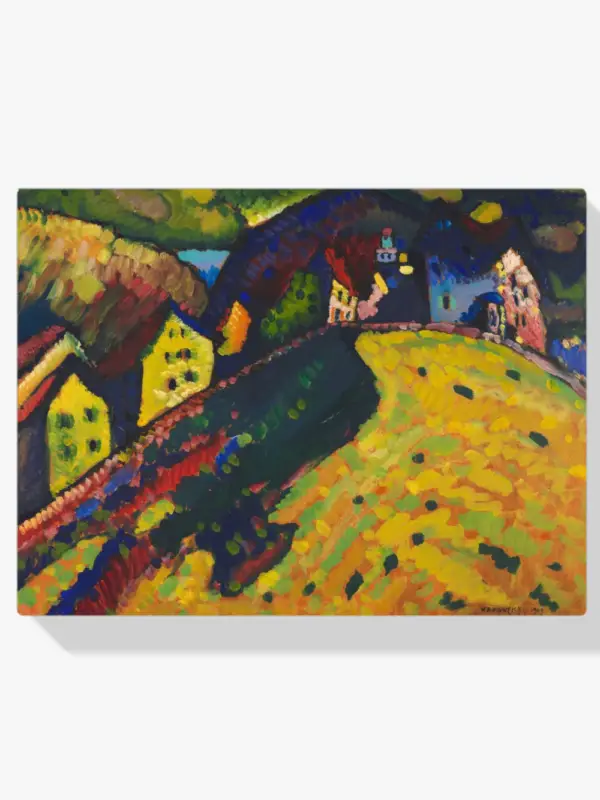 Acheter Direct Schilderen op nummer – Huizen in Murnau - 40x40cm