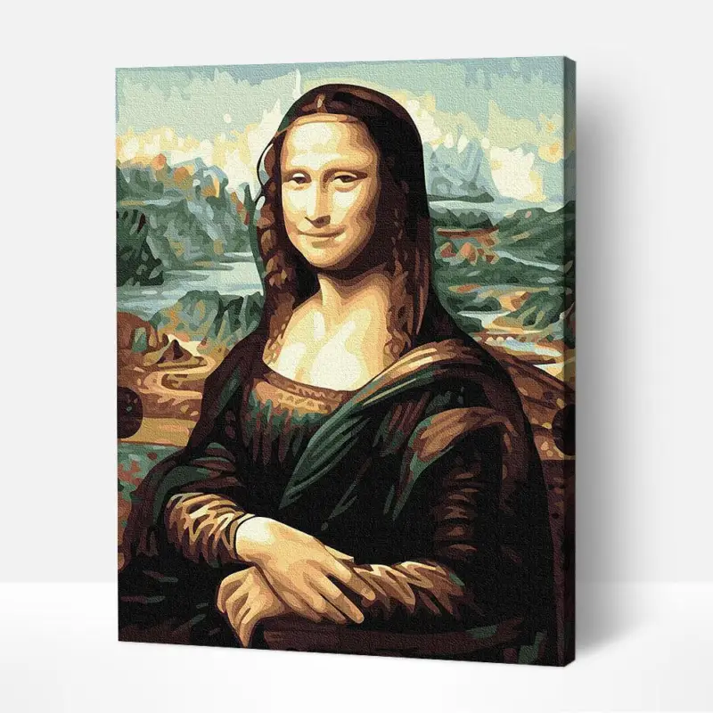 Vente Flash Schilderen op nummer – Mona Lisa’s Glimlach - 90x90cm